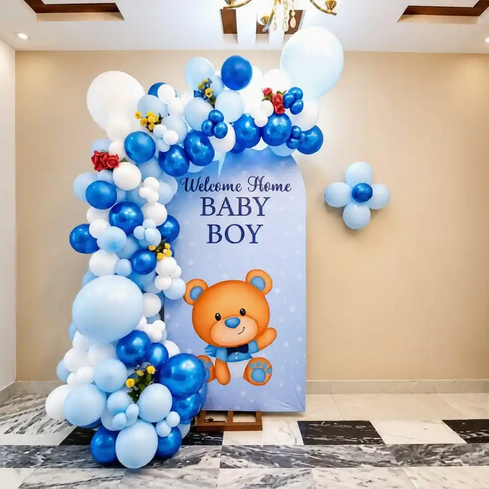 balloon decoration Cute Welcome Decoration for Baby Boy